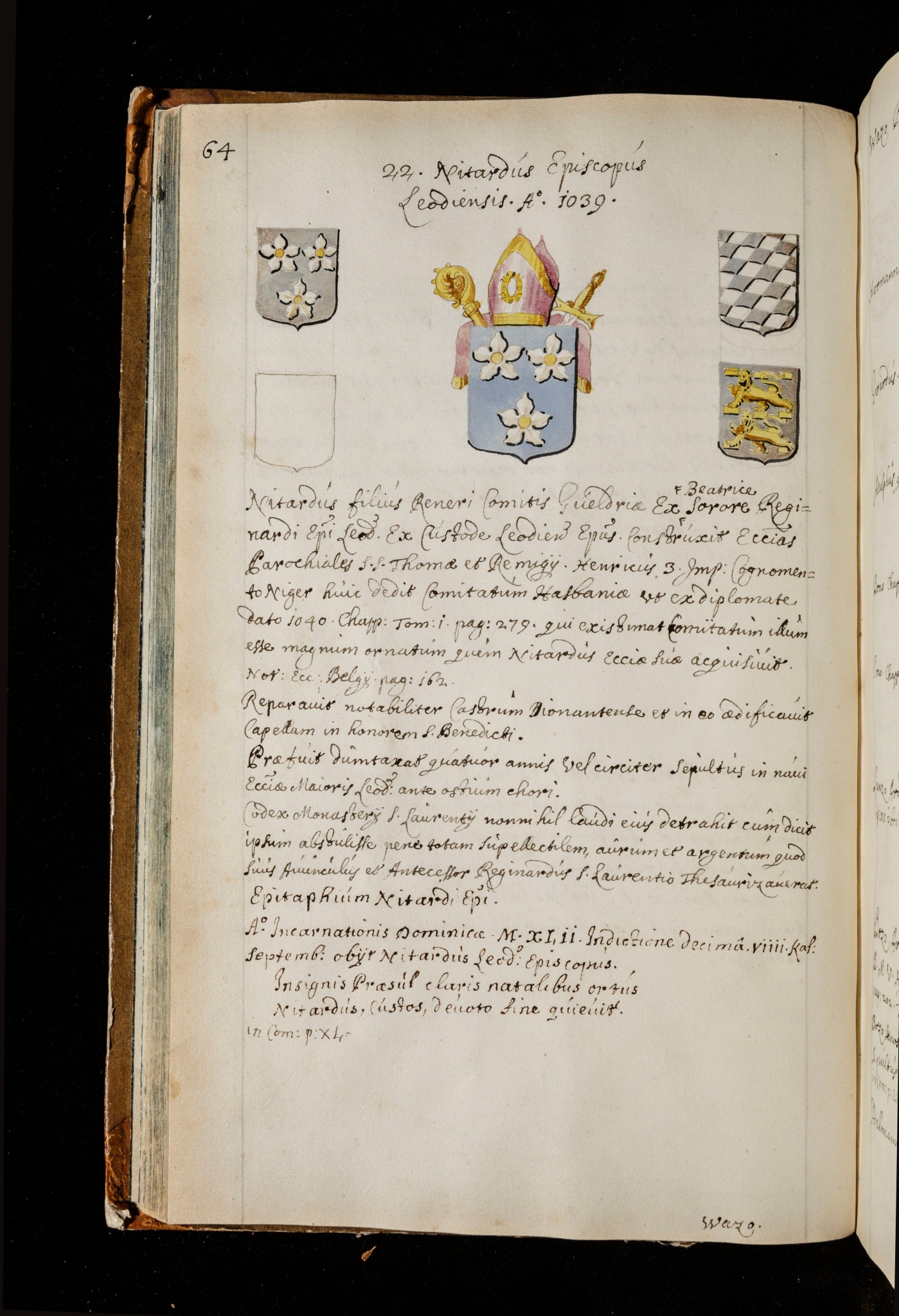 Chronologica perillustris ecclesiae Leodiensis. Volume 1