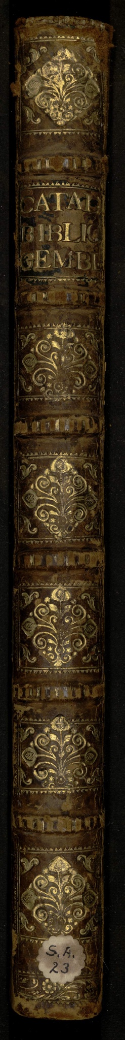 Catalogue de la bibliothèque de l’abbaye de Gembloux