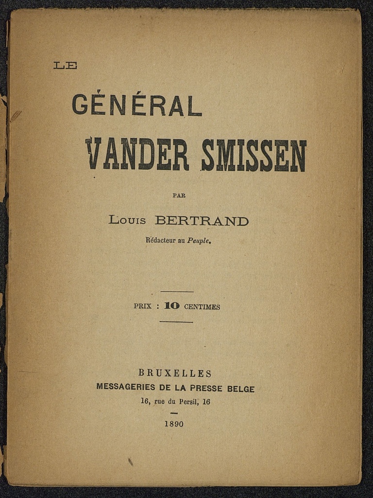 Le général Vander Smissen
