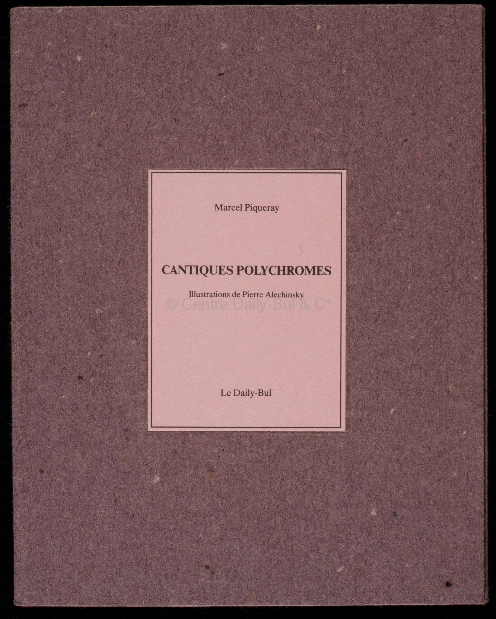 Cantiques polychromes 1953 - 1956