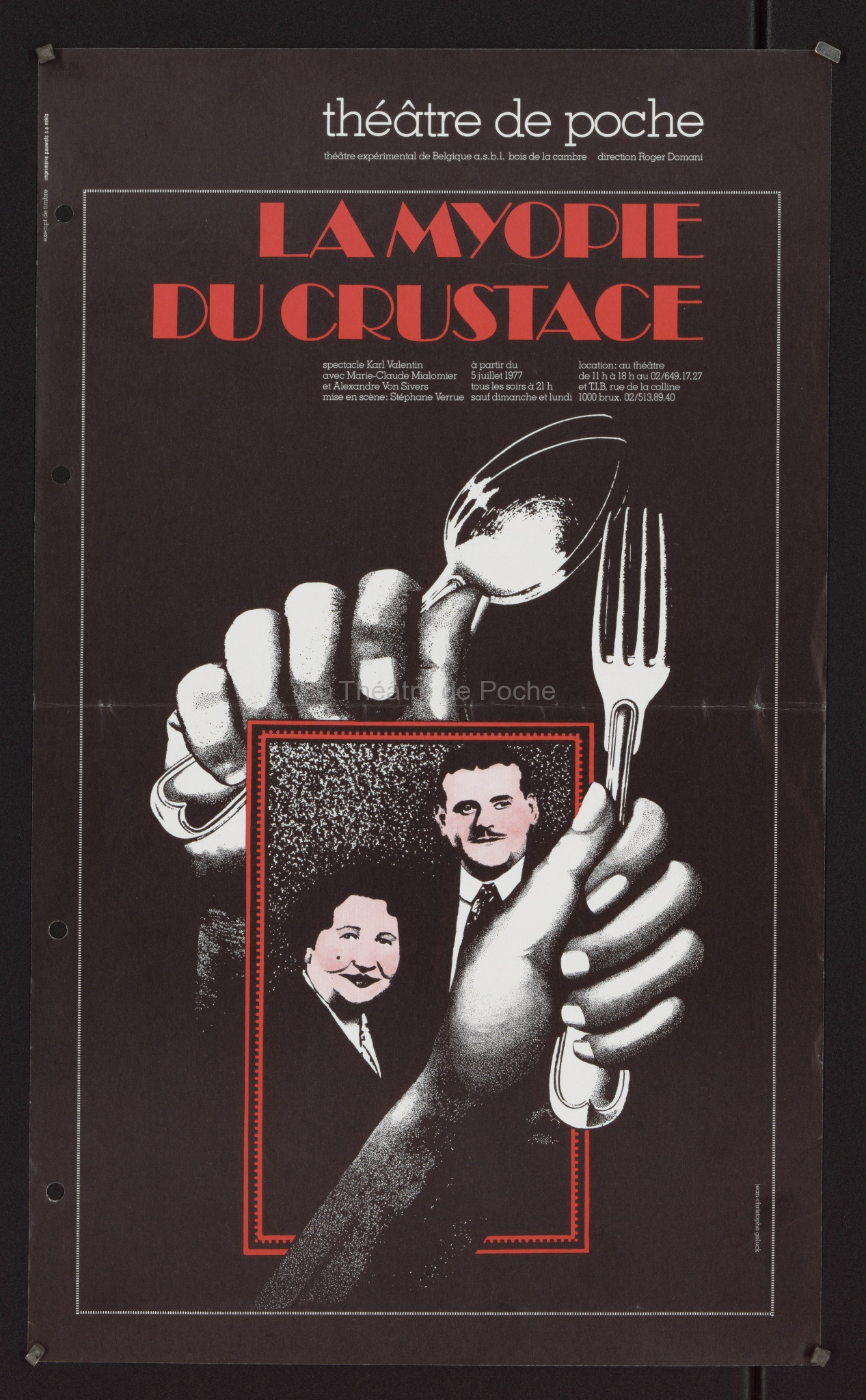 Affiche - La myopie du crustacé