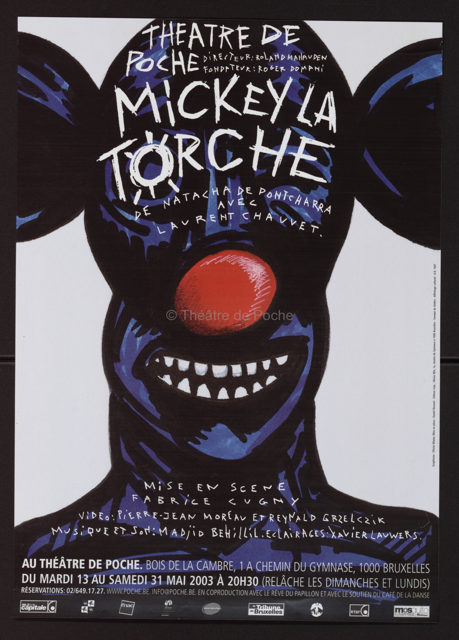 Affiche - Mickey la torche